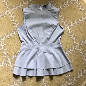 Sleeveless peplum top